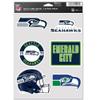 WinCraft NFL Decal Sticker Multi Use 6 Set 19x14cm Seattle Seahawks view 3