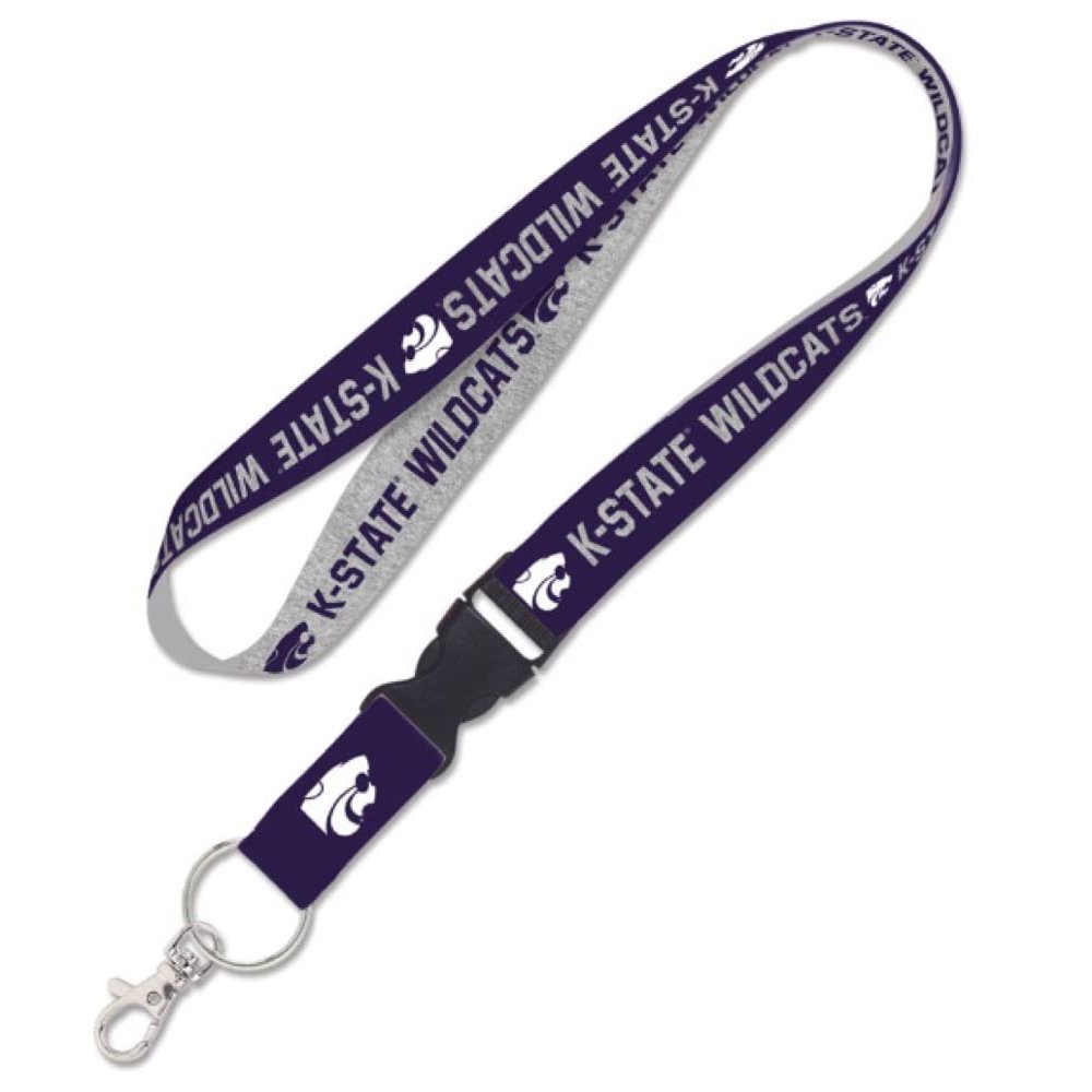 Kansas State Wildcats HEATHER Lanyard w/detachable buckle 1"