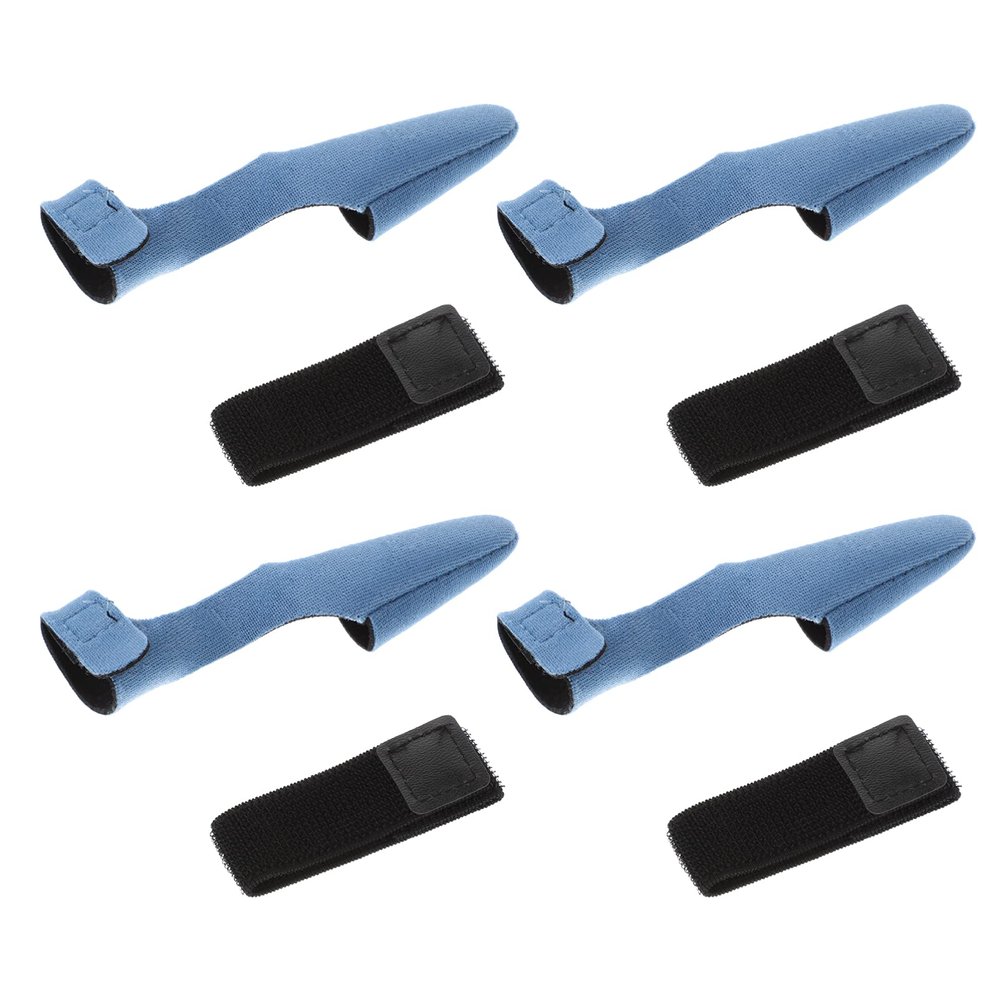 4 Sets Fishing Rod Protector Fishing Rod Covers Foot High Elasticity Mercerized Cloth