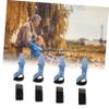 4 Sets Fishing Rod Protector Fishing Rod Covers Foot High Elasticity Mercerized Cloth view 3