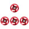 BESPORTBLE 4 Pcs Pulley Fitness Parts Fitness Wheels Gym Equipment Gym Machines for Home Gym Pully Equipment for Tricep Rope Attachment Metal Brackets Lifting Sports Equipment Aluminum Alloy view 1
