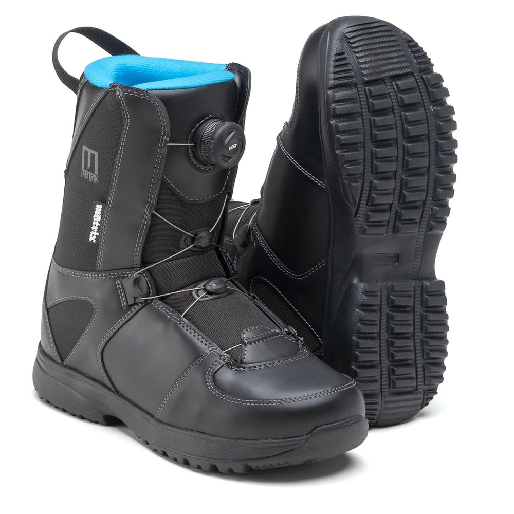 Matrix Unisex Adult 880 Warm Insulated Lightweight Snowboard Boots, Black/Green, 13