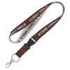 Wyoming Cowboys HEATHERED Lanyard w/detachable buckle 1" view 1