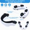10 Pcs Sport Mouth Guards Gum Teeth Armor Game Guard for Boxing Basketball Football Hockey Karate Basketball Rugby Match (Black with White) view 3