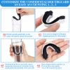 10 Pcs Sport Mouth Guards Gum Teeth Armor Game Guard for Boxing Basketball Football Hockey Karate Basketball Rugby Match (Black with White) view 4