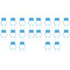 Healifty 20pcs Nose Clips Comfortable Nose for Better Breathing Non-Harmful Material Household Accessory view 1