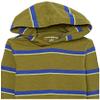 Amazon Essentials Toddler Boys' Lightweight Long-Sleeve Hooded T-Shirt, Pack of 2, Dark Navy/Green Stripe, 2T view 3