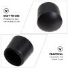 BESPORTBLE 16pcs Part Soccer Rod Accessories Football Covers Replacement Post Foosball Machine Rubber Caps Plugs Pole Table Iron Foosballs Safety for Universal Tables, Black End view 4