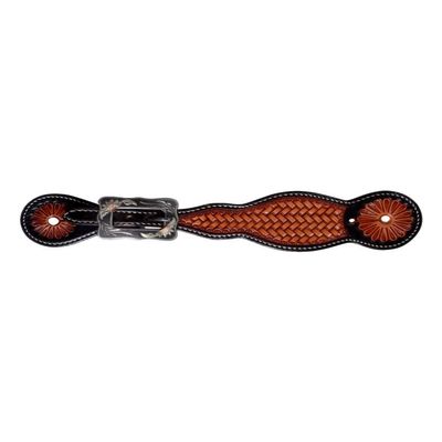 Professional's Choice Professional's Weave Men's Spur Straps with Sunflower Buckles