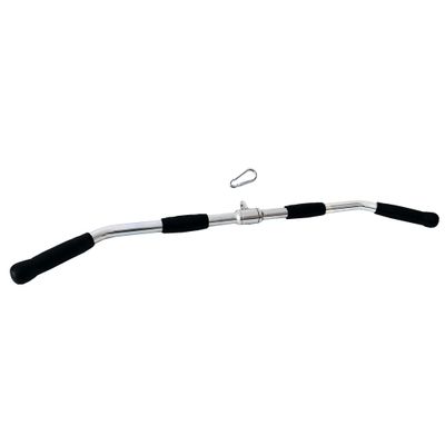 qibylift Barbell Multi-Exerciser Cable Attachment For Cable Machines, Lat Pull Down Cable Machine Attachments, Tricep Press Down Bar, Revolving Straight Curl Pulldown Bar with Rotating & Rubber Handle Grips (36 Inch)