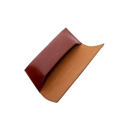 Designer Optics : Eyeglass Case with Magnetic Closure - Executive Magnetic Eyewear Semi Hard Pouch  Protective Sunglasses Storage Case X-Large - Brown