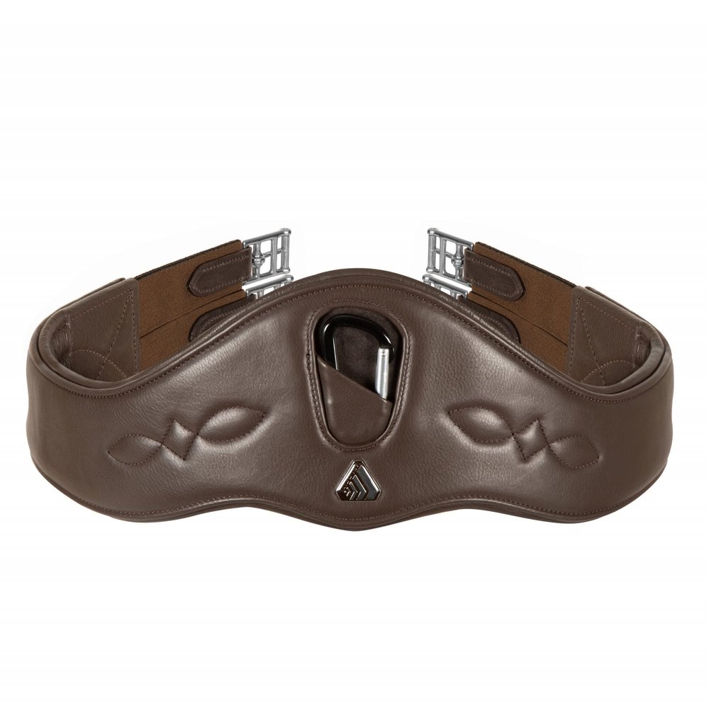 Shires Lusso Anatomical Girth (Havana, 54")