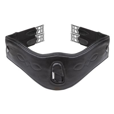 Shires Lusso Anatomical Girth (Black, 48")