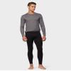 32 Degrees Men's Lightweight Baselayer Legging | Form Fitting | 4-Way Stretch | Thermal, Black, X-Large view 2