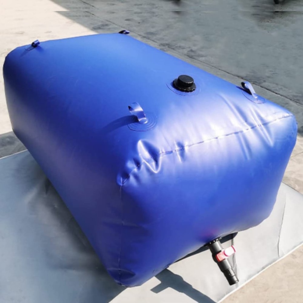 Water Storage Bladder for hiking Water Storage Cube, Large-Capacity Water Storage Bag, Foldable Lightweight Water Tank with Faucet, Foldable Cube Water Container, Emergency Reservoir, 240L to 3000L