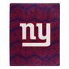 Zubaz by Northwest NFL Zubified Raschel Throw Blanket 50 X 60, New York Giants view 1