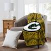 Zubaz by Northwest NFL Zubified Raschel Throw Blanket 50 X 60, Green Bay Packers view 2