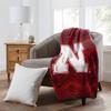 Zubaz by Northwest NCAA Zubified Raschel Throw Blanket 50 X 60, Nebraska Cornhuskers view 2