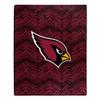 Zubaz by Northwest NFL Zubified Raschel Throw Blanket 50 X 60, Arizona Cardinals view 1