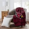 Zubaz by Northwest NFL Zubified Raschel Throw Blanket 50 X 60, Arizona Cardinals view 2