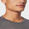 32 Degrees Men's Lightweight Baselayer Crew Top | Long Sleeve | Form Fitting | 4-Way Stretch | Thermal, Charcoal Heather, Medium view 3