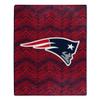 Zubaz by Northwest NFL Zubified Raschel Throw Blanket 50 X 60, New England Patriots view 1