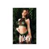 Fantasy Lingerie Vibes Thats Dope Halter&Panty Blk ML AF962 M/L view 3