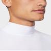 32 Degrees Men's Lightweight Baselayer Mock Top | Long Sleeve | Form Fitting | 4-Way Stretch | Thermal, White, Large view 3