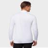 32 Degrees Men's Lightweight Baselayer Mock Top | Long Sleeve | Form Fitting | 4-Way Stretch | Thermal, White, Large view 4