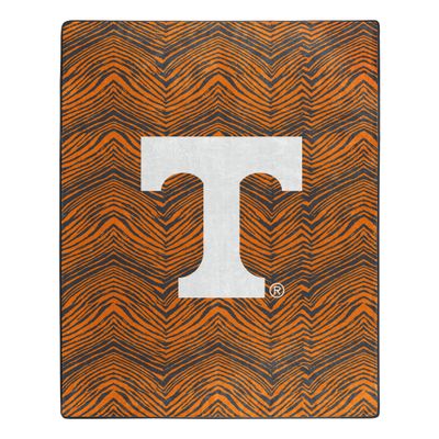 Zubaz by Northwest NCAA Zubified Raschel Throw Blanket 50 X 60, Tennessee Volunteers