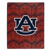 Zubaz by Northwest NCAA Zubified Raschel Throw Blanket 50 X 60, Auburn Tigers view 1