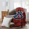 Zubaz by Northwest NCAA Zubified Raschel Throw Blanket 50 X 60, Auburn Tigers view 2