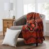 Zubaz by Northwest NFL Zubified Raschel Throw Blanket 50 X 60, Chicago Bears view 2