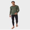 32 Degrees Men's Lightweight Baselayer Crew Top | Long Sleeve | Form Fitting | 4-Way Stretch | Thermal, Urban Chic, X-Large view 2