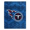 Zubaz by Northwest NFL Zubified Raschel Throw Blanket 50 X 60, Tennessee Titans view 1
