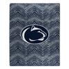 Zubaz by Northwest NCAA Zubified Raschel Throw Blanket 50 X 60, Penn State Nittany Lions view 1