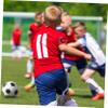 BESPORTBLE Red Rugby Brace Sleeve Band Children Adjustable Letter Anti College Team Soccer Armband Player Arm Armband, Bands Sports Captains Wrist Athletic Accessories Sleeves view 4