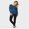 32 Degrees Women's Lightweight Baselayer Legging | Form Fitting | 4-Way Stretch | Thermal, Black, Large view 2