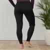 32 Degrees Women's Lightweight Baselayer Legging | Form Fitting | 4-Way Stretch | Thermal, Black, Large view 4