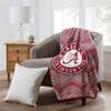 Zubaz by Northwest NCAA Zubified Raschel Throw Blanket 50 X 60, Alabama Crimson Tide view 2