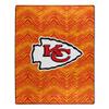 Zubaz by Northwest NFL Zubified Raschel Throw Blanket 50 X 60, Kansas City Chiefs view 1