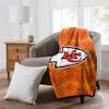Zubaz by Northwest NFL Zubified Raschel Throw Blanket 50 X 60, Kansas City Chiefs view 2