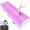 VOFiTNY All Purpose Double faced Gymnastics Air Mat 13x3.3x4 Sturdy Tumble Track for Home/Gym Cyan/HotPink view 1