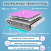 VOFiTNY All Purpose Double faced Gymnastics Air Mat 13x3.3x4 Sturdy Tumble Track for Home/Gym Cyan/HotPink view 4