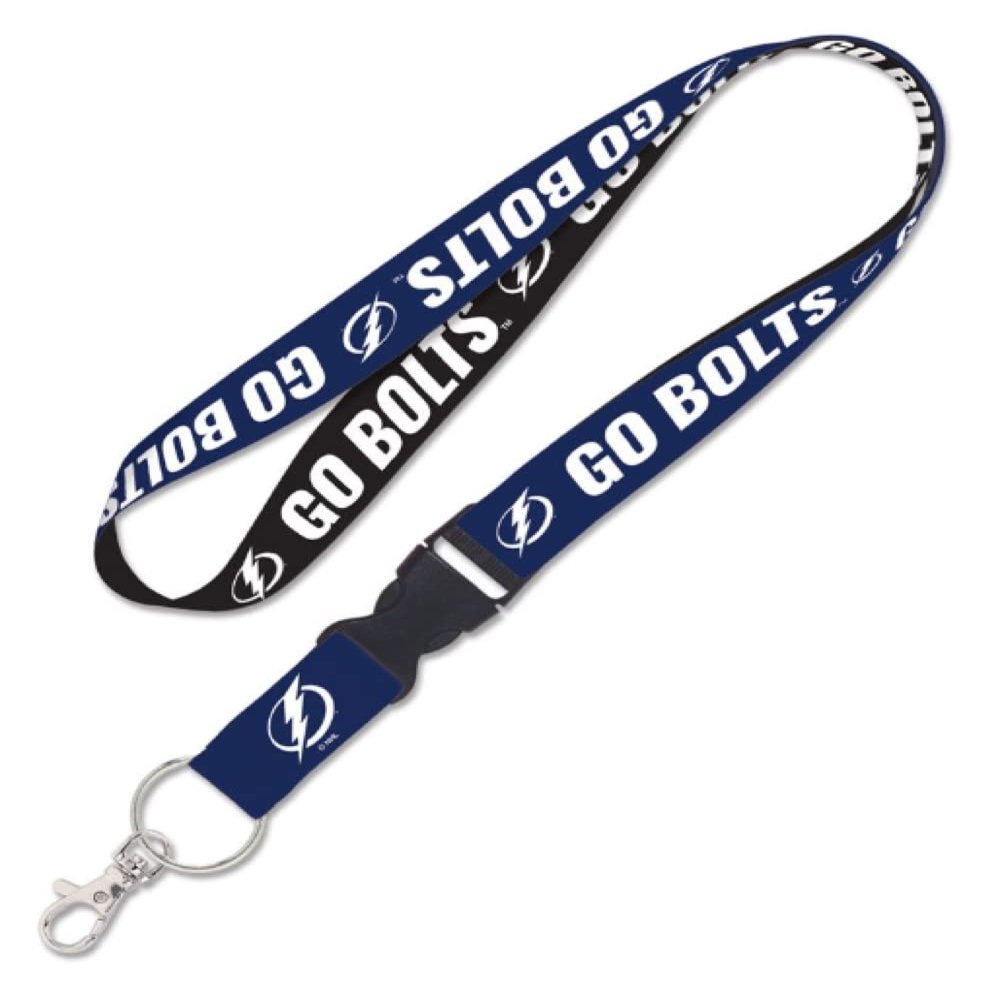 Tampa Bay Lightning SLOGAN Lanyard w/detachable buckle 1"