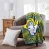 Zubaz by Northwest NFL Zubified Raschel Throw Blanket 50 X 60, Los Angeles Rams view 2