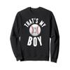 That's My Boy Baseball Jersey Number #17 Vintage Mom Dad Sweatshirt view 1