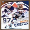 Trends International NHL Edmonton Oilers - Connor McDavid 22 Wall Poster, 14.725" x 22.375", Bronze Framed Version view 1