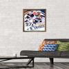 Trends International NHL Edmonton Oilers - Connor McDavid 22 Wall Poster, 14.725" x 22.375", Bronze Framed Version view 2