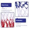 INOOMP 8pcs Basketball Net Replacement Nets for Training Heavy Duty Design Weather Resistant Easy Installation Basketball Supplies view 2